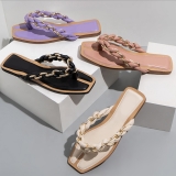 Summer new hot style women fashion sandals flat ladies slippers in stock